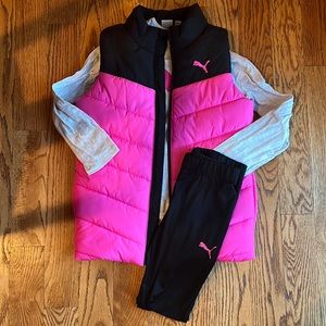 3 Pc Puma Girls 10-12 outfit